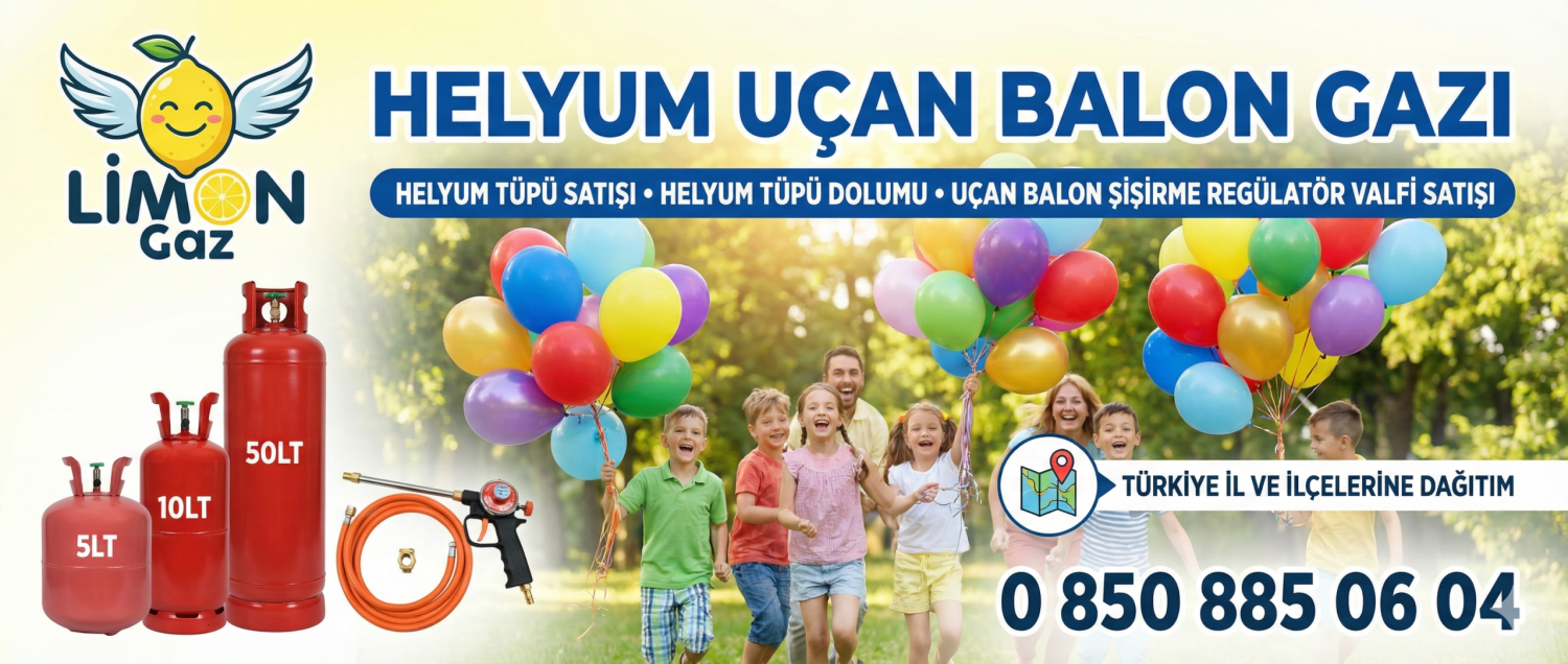 Helyum Tüpü & Gaz Dolumu | Uçan Balon Gazı Satışı