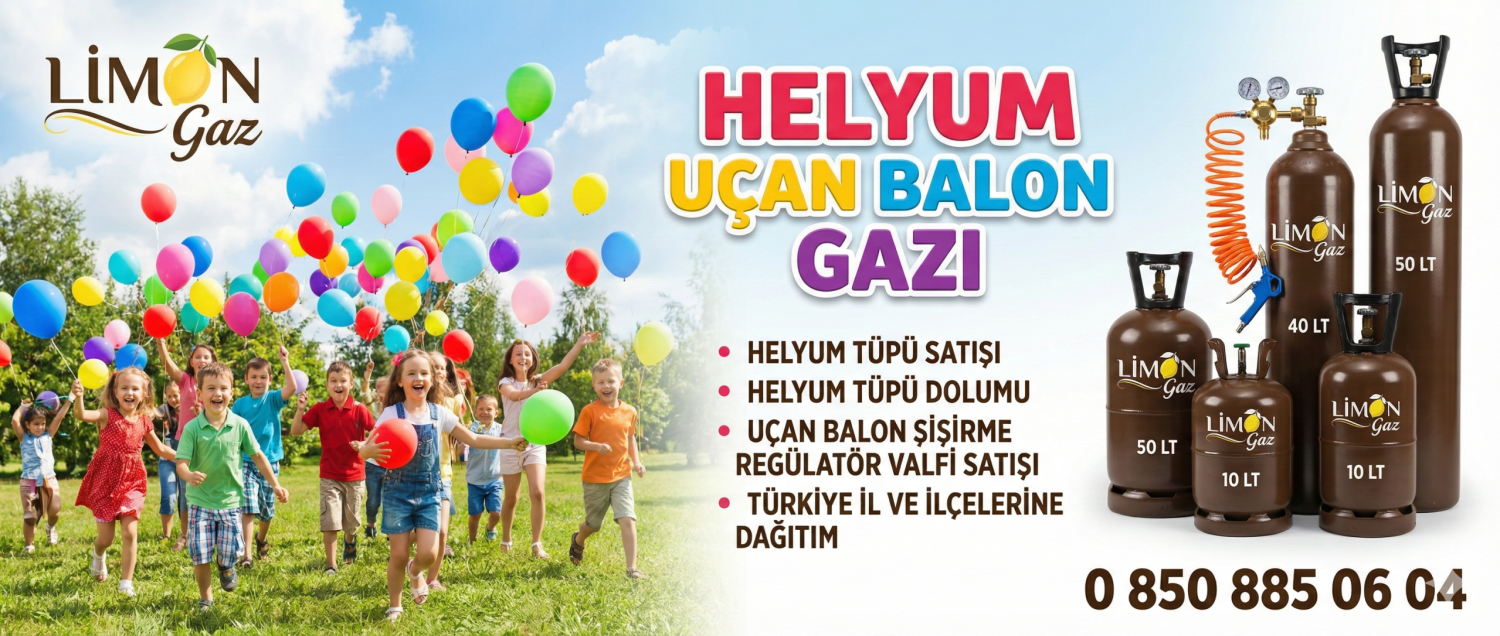 Helyum Tüpü & Gaz Dolumu | Uçan Balon Gazı Satışı