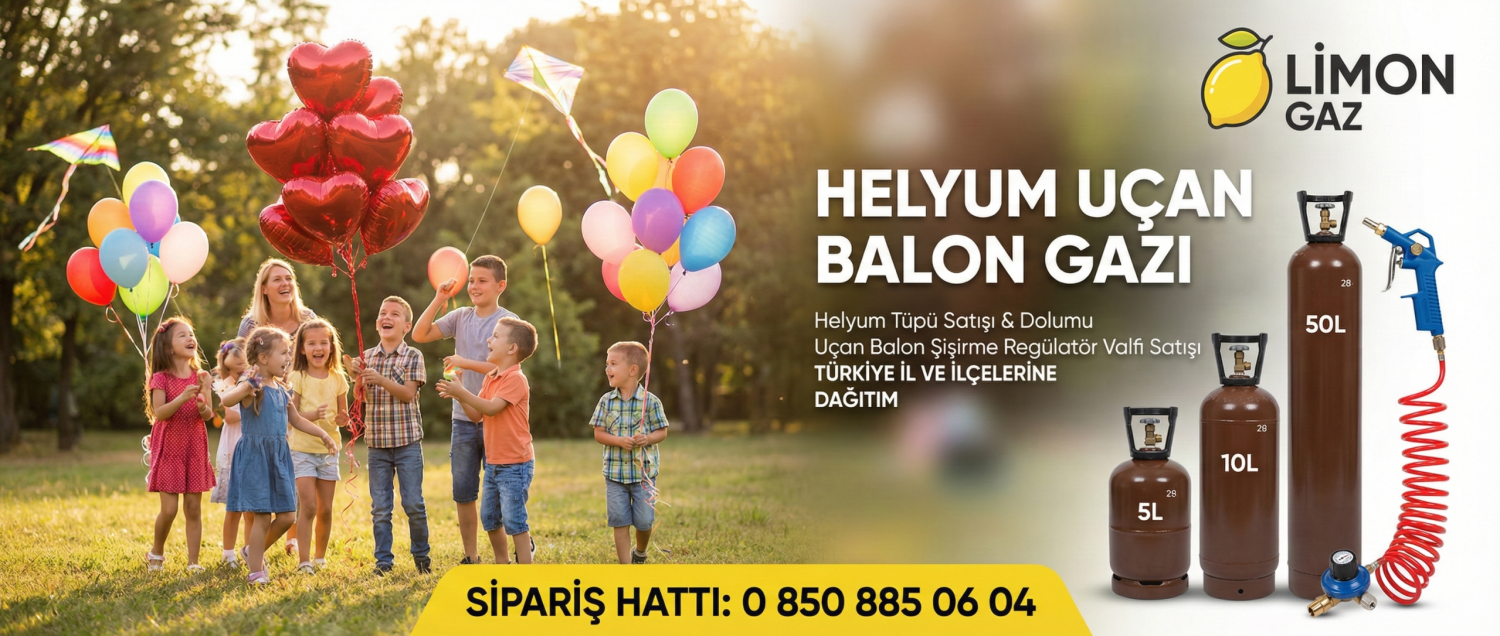 Helyum Tüpü & Gaz Dolumu | Uçan Balon Gazı Satışı