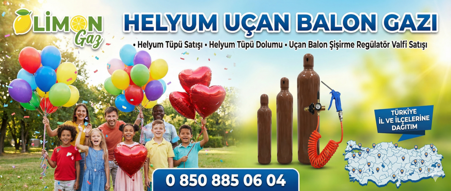 Helyum Tüpü & Gaz Dolumu | Uçan Balon Gazı Satışı